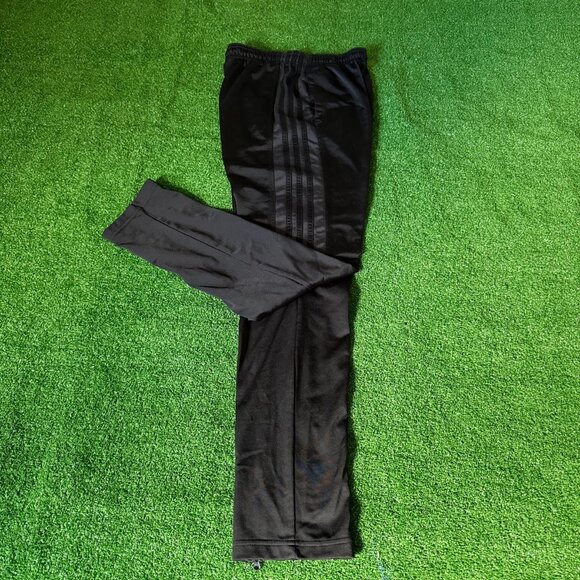 Adidas Primegreen Essentials Black Tricot Zip Ankle Cuffs Track Pants Size S - Picture 1 of 12